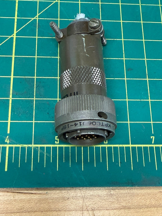 Connector - Male 18-Pin Circular Connector Medium