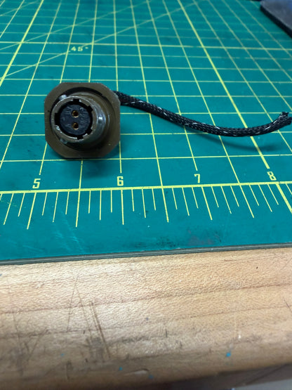 Connector - Female 2-Pin Jamnut Mount Small