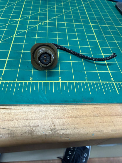 Connector - Female 2-Pin Jamnut Mount Small