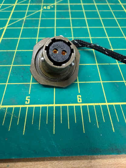 Connector - Female 2-Pin Jamnut Mount Small
