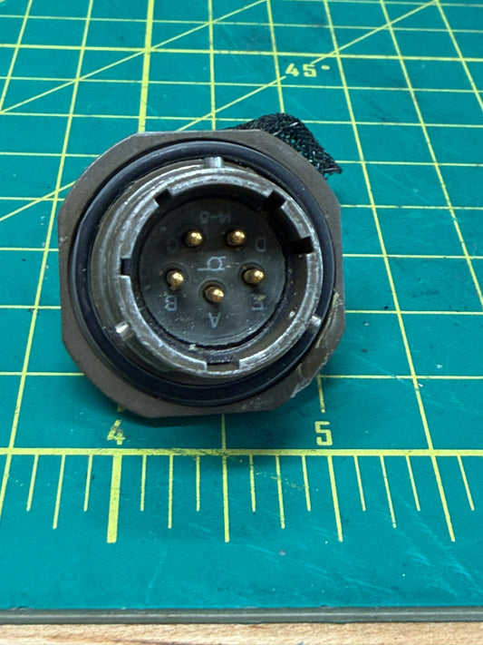 Connector -  Male 5-Pin Jamnut Mount Medium